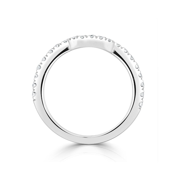Annabelle Matching Wedding Band 0.30ct G/Si Diamond in 18K White Gold - Image 2