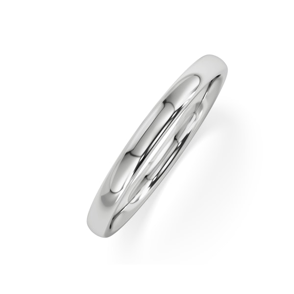 Amora 18K White Gold Wedding Ring - Image 1