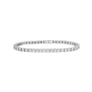 Silver Diamond Set 0.57ct Tennis Bracelet