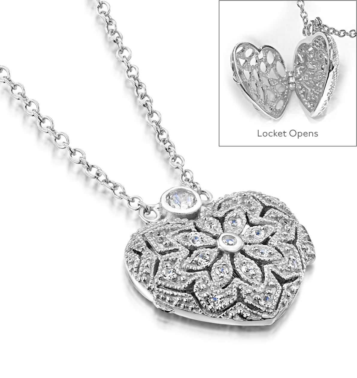 Diamond Heart Necklaces And Pendants The Diamond Store 