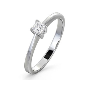 Certified Lauren Platinum Diamond Engagement Ring 0.25CT-G-H/SI