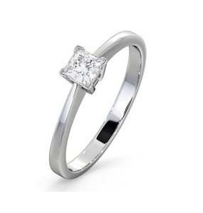 Certified Lauren Platinum Diamond Engagement Ring 0.33CT-F-G/VS