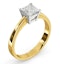 Certified Lauren 18K Gold Diamond Engagement Ring 0.75CT-F-G/VS - image 2