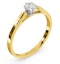Low Set Chloe Lab Diamond Engagement Ring 0.25CT G/SI1 18K Gold - image 2