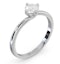 Half Carat Diamond Engagement Ring Lily Lab G/SI1 18K White Gold - image 2