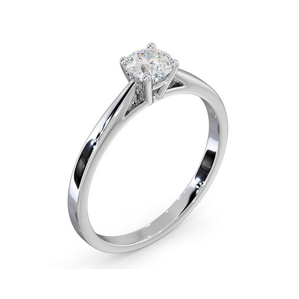 Engagement Ring Certified 0.50CT Petra 18K White Gold G/SI2 - Image 2