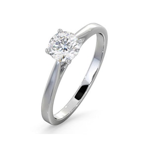 Engagement Ring Certified 0.70CT Petra Platinum E/VS2