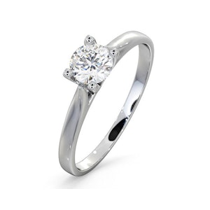 Half Carat Diamond Engagement Ring Grace Lab G/SI1 18K White Gold