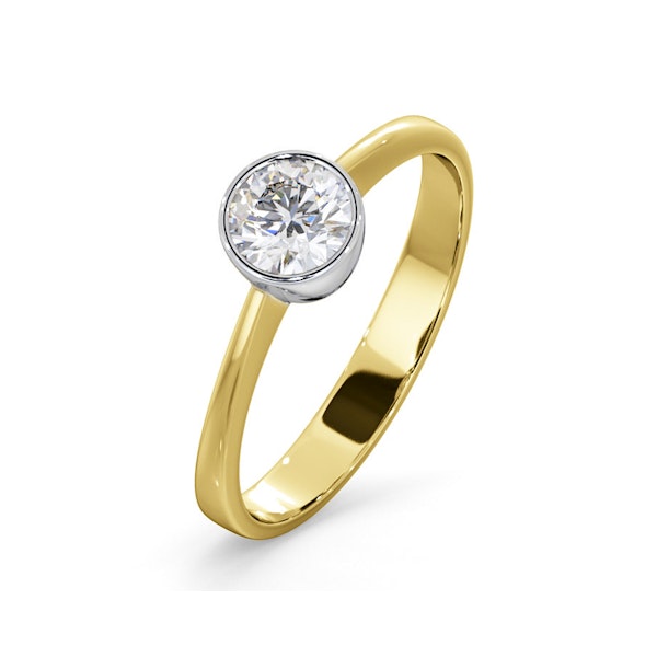Diamond Engagement Ring - Round Emily 0.50CT 18K Gold - Image 1