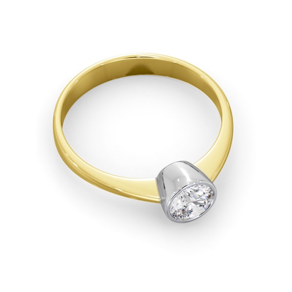 Diamond Engagement Ring - Round Emily 0.50CT 18K Gold - Image 4