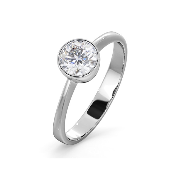 Emily Engagement Ring 0.75CT in 18K White Gold - Image 1