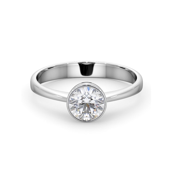 Emily Engagement Ring 0.75CT in 18K White Gold - Image 2