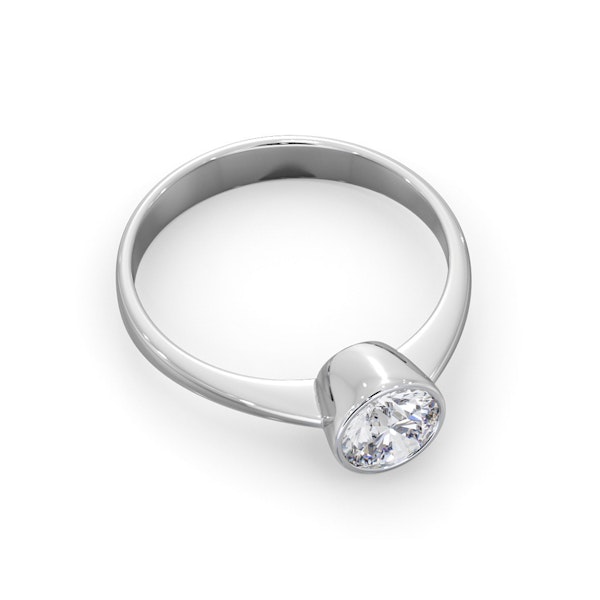 Emily Engagement Ring 0.75CT in 18K White Gold - Image 4