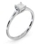 Certified Lucy 18K White Gold Diamond Engagement Ring 0.33CT-F-G/VS - image 2