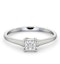 Certified Lucy 18K White Gold Diamond Engagement Ring 0.33CT-F-G/VS - image 3
