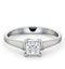 Certified Lucy 18K White Gold Diamond Engagement Ring 0.50CT-G-H/SI - image 3