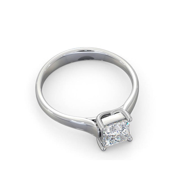 Engagement Ring Certified Lucy 18K White Gold Diamond 0.75CT-G-H/SI - Image 4