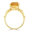 Citrine 14 x 10mm And 9K Gold Ring - image 3