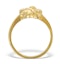 9K Gold Diamond Set Teddy Bear Ring - A4264 - image 2