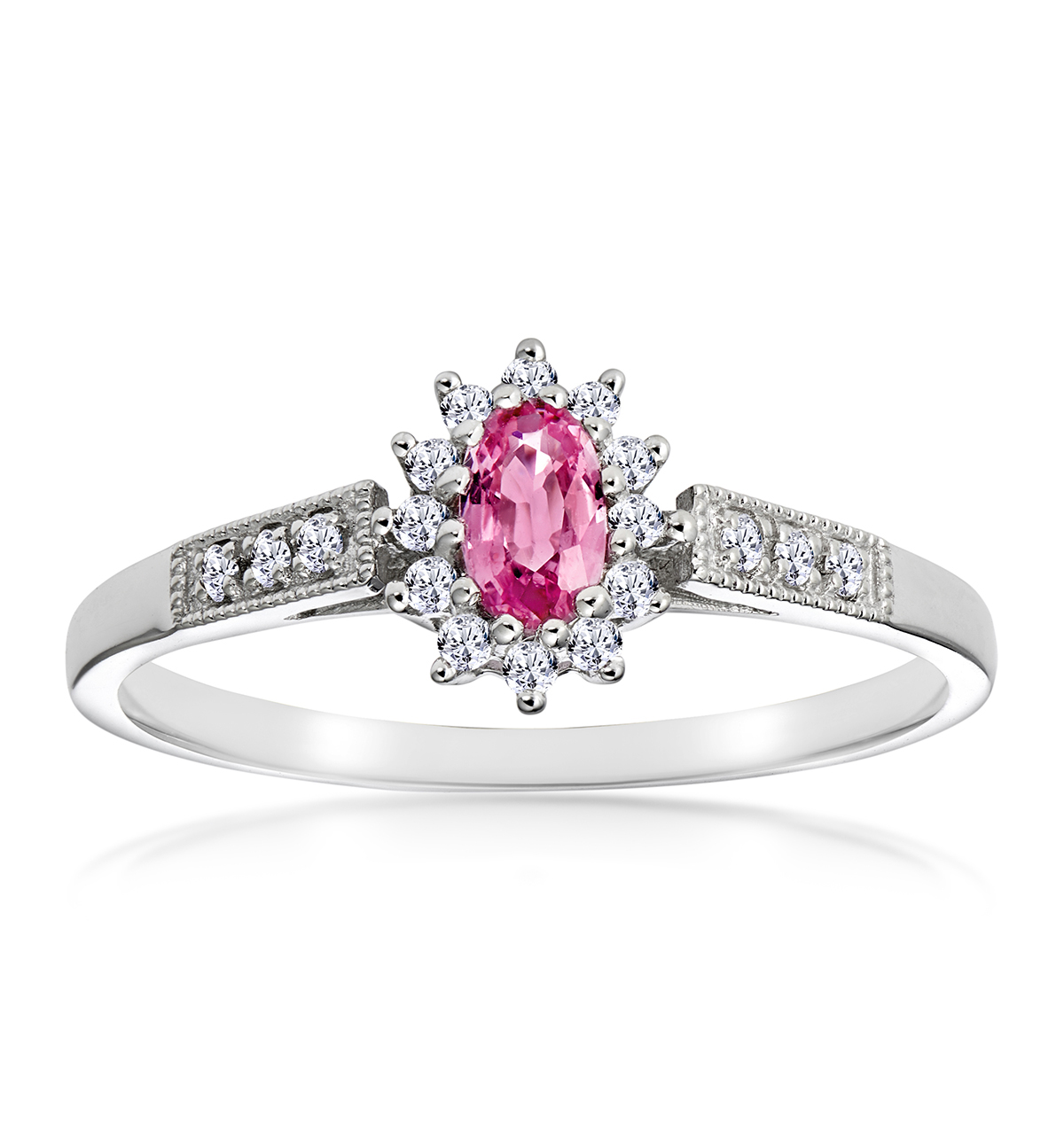 Pink Sapphire Rings | The Diamond Store