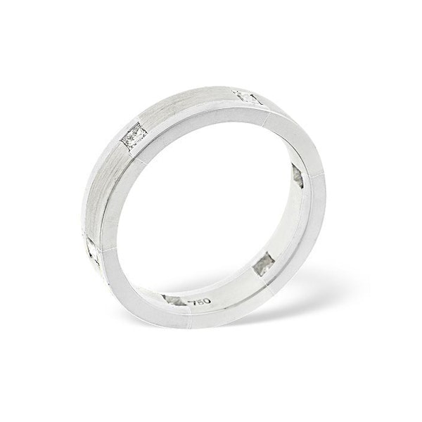 Lauren 6 Stone Platinum Diamond Wedding Ring 0.28CT H/SI - Image 3