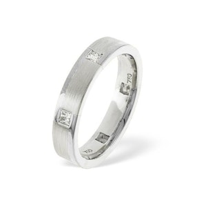 Mens 0.28ct H/Si Diamond Platinum Dress Ring