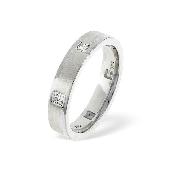 Lauren 6 Stone Platinum Diamond Wedding Ring 0.28CT H/SI - Image 1