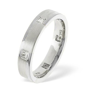 Mens 0.28ct G/Vs Diamond Platinum Dress Ring