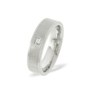 Mens 0.07ct H/Si Diamond Platinum Dress Ring