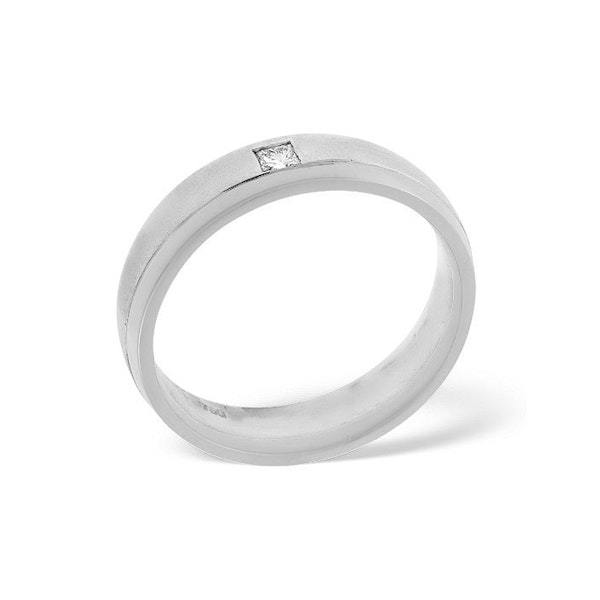 Lauren Platinum Diamond Wedding Ring 0.08CT H/SI - Image 3
