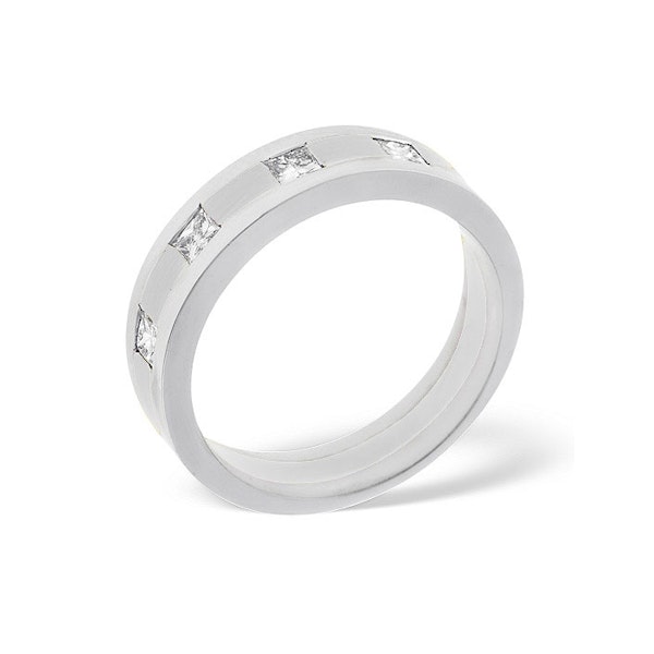 Lauren 4 Stone Platinum Diamond Wedding Ring 0.35CT H/SI - Image 3