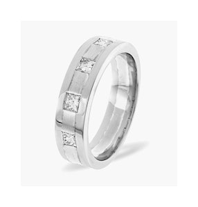 Lauren 0.35CT H/SI Diamond and White Gold Wedding Ring