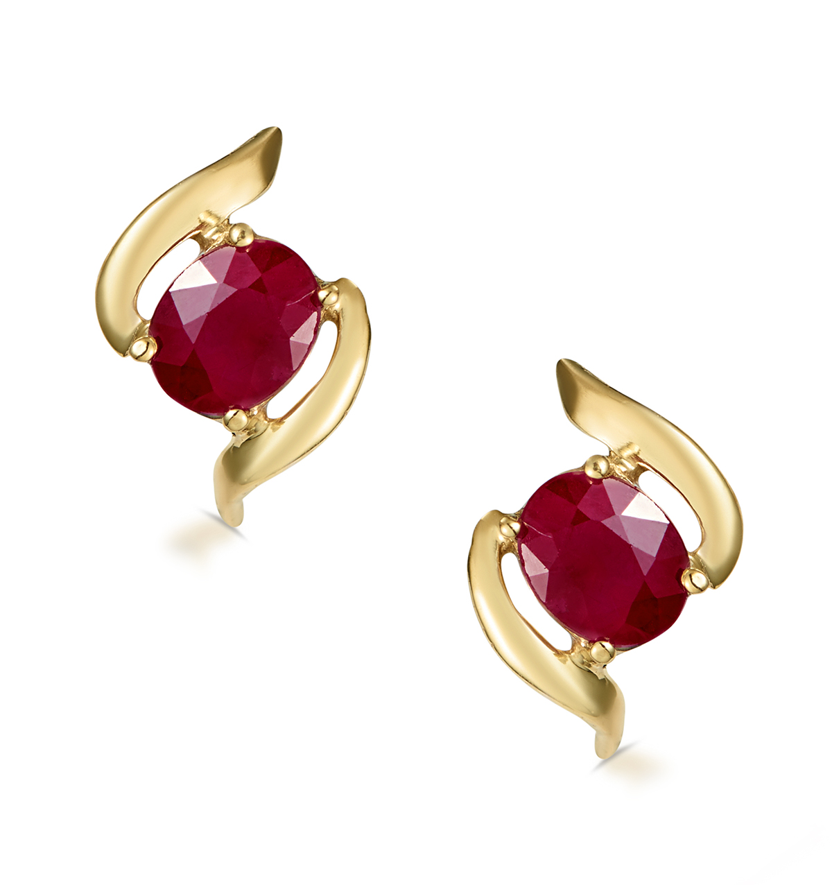 Ruby Earrings | The Diamond Store