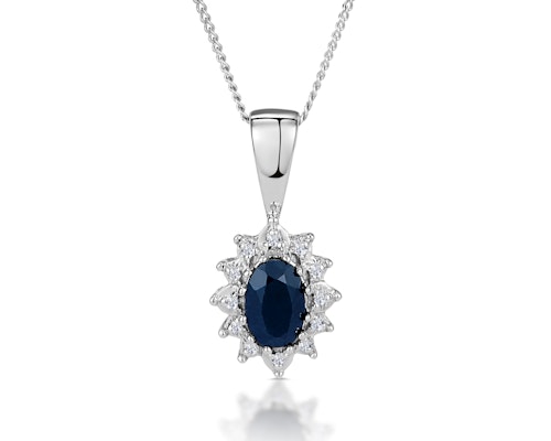 Sapphire Pendants And Necklaces