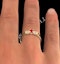 Ruby 3.75mm And Diamond 18K Gold Ring - image 4