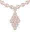 Diamond Necklace Pyrus Chandelier 12.60ct H/Si Diamonds 18K Rose Gold - image 1