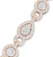 Diamond Necklace Pyrus Halo 11.00ct in 18K Rose Gold - image 3