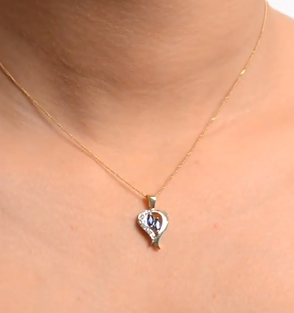 sapphire pendant necklace sapphire pendant necklace