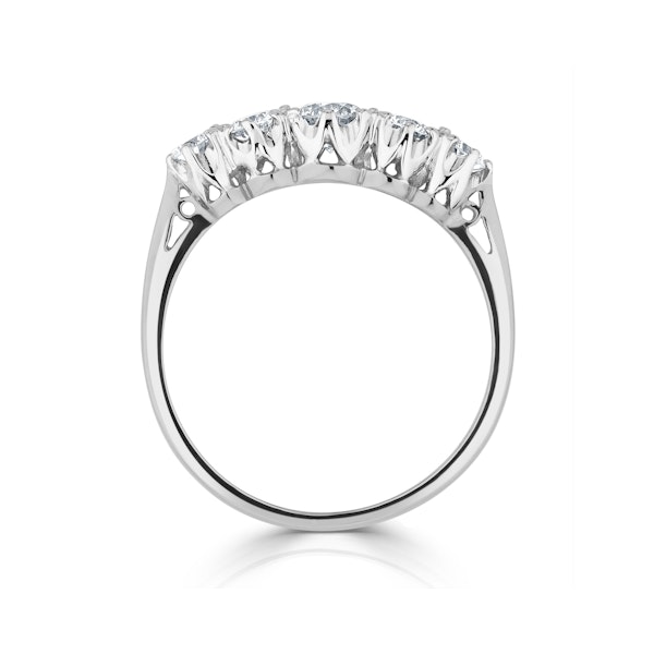 Grace 18K White Gold 5 Stone Diamond Eternity Ring 0.75CT G/VS - Image 3