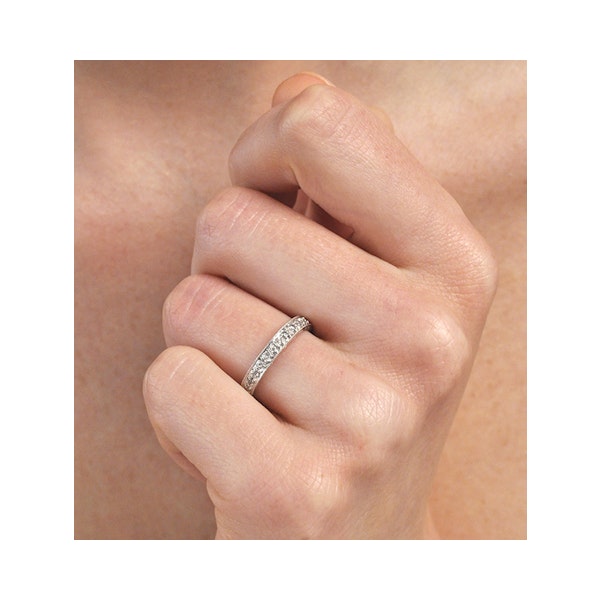 Eternity Ring 0.33CT Diamond 9K White Gold - Image 4