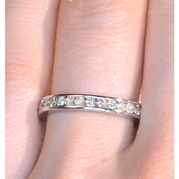 9K White Gold Diamond Eternity Ring 0.91CT SIZES AVAILABLE M Q Q.5 - Image 4