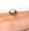Pearl And Sapphire 9K Gold Ring - image 2