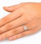 Ella Halo Lab Diamond Engagement Ring 0.55ct in 9K White Gold - image 4
