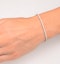 Diamond Tennis Bracelet Chloe 2.00ct H/Si Claw Set in 18K White Gold - image 4