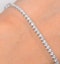 Diamond Tennis Bracelet Chloe 2.00ct Premium Claw Set 18K White Gold - image 3