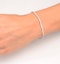 Diamond Tennis Bracelet Chloe 3.00ct H/Si Claw Set in 18K Gold - image 4