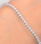 Diamond Tennis Bracelet 18K White Gold Chloe 3.00ct G/Vs - image 3