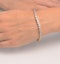 Ava Diamond Cluster Bracelet 3.00ct G/Vs Quality set in 18K White Gold - image 3