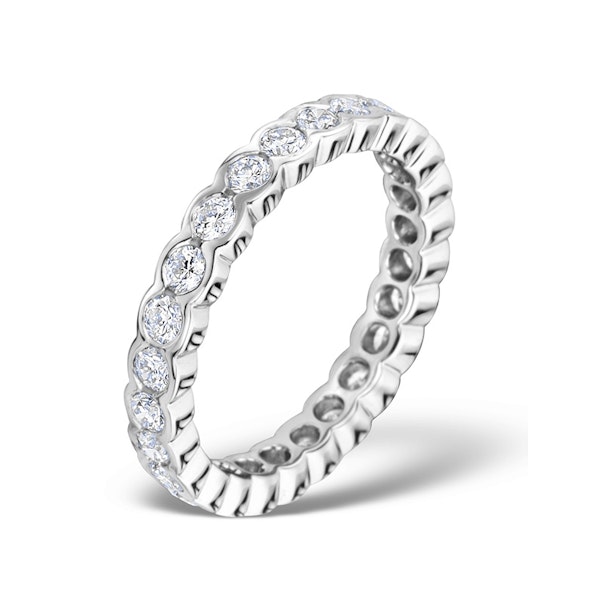 Eternity Ring Emily Diamond 1.15ct H/Si and 18K White Gold - Image 1