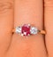 Ruby 1.15ct And Diamond 0.50ct 18K Gold Ring - image 4